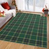 Christmas Plaid Small Area Rugs Non-Slip Non-Shedding Floor Mat Machine Washable Area Carpet for Entryway - 3 of 4