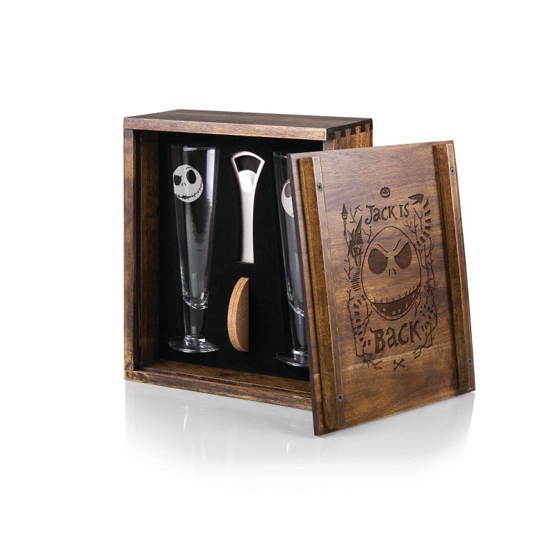 Nightmare Before Christmas Jack Beverage Glass Gift Set - Picnic Time, 2 of 7