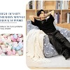 Hooseng Bean Bag Chair, Bean Bag Sofa Chair with Armrests, Fluffy and Lazy Sofa with backrest, Comfy Cozy BeanBag Chairs - 4 of 4