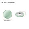 Unique Bargains Blouses Sweater Round Aluminum Cotton Fabric Cloth Covered Buttons 10 Pcs - 2 of 4