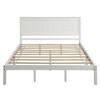 Platform Bed Frame with Headboard , Wood Slat Support , No Box Spring Needed ,Full,White - 2 of 3