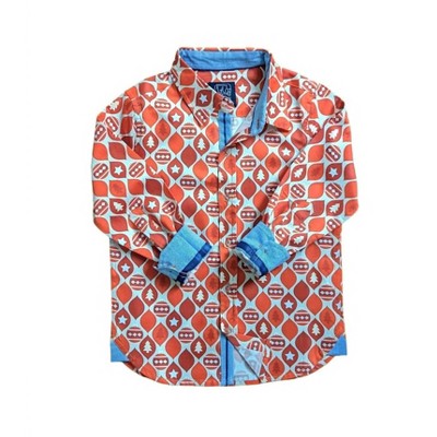 Boy's 's Ornats Long Sleeve Shirt - TukTuk Designs