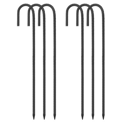 Unique Bargains Galvanized Steel Anti-Rust Durable Garden Stake