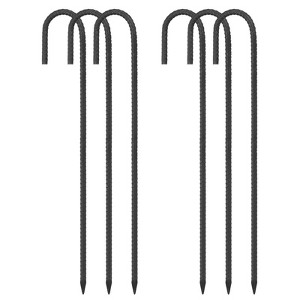 Unique Bargains Galvanized Steel Anti-Rust Durable Garden Stake - 1 of 4
