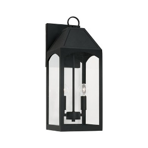 Capital Lighting Burton 2 - Light Wall Light in  Black - 1 of 4