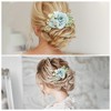 Unique Bargains Women's Simulated Flowers Side Comb 1 Pc - 4 of 4