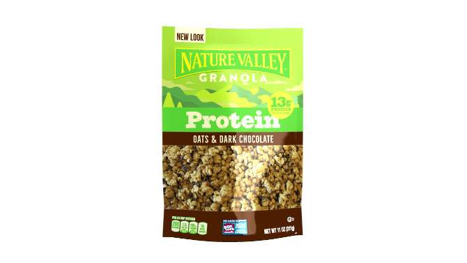 Nature Valley Protein Oats 'n Dark Chocolate Crunchy Granola - 11oz, 2 of 12, play video