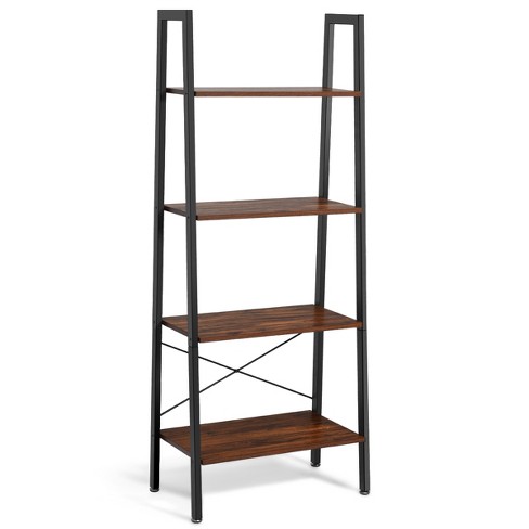 3-Tier Ladder Shelf, Bathroom Shelf Freestanding, 3-Shelf