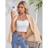 Women Business Casual Blazers with Lined Professional Work Suit Jacket with Pockets - 4 of 4