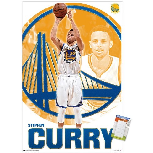 Stephen Curry Poster Golden State Warriors NBA Sports Print 