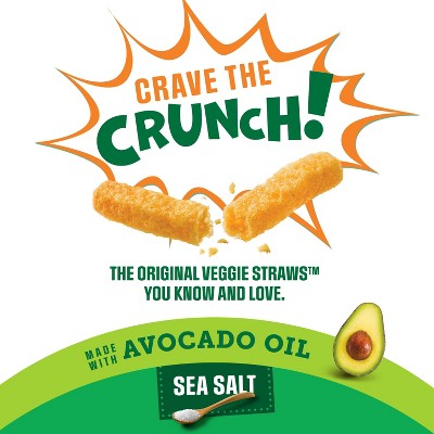 Sensible Portions Garden Veggie Straws with Avocado Oil Sea Salt - 1oz