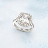 Ross-Simons 5.10 ct. t.w. CZ Halo Ring in Sterling Silver - 4 of 4