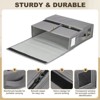 Unique Bargains Oxford Fabric Bed Sheet Organizers and Storage with PU Handle 4 Pcs - 3 of 4