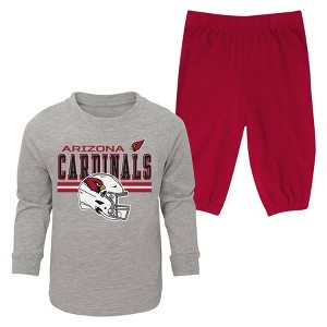 NFL Arizona Cardinals Boys' 2pk Pant and Long Sleeve T-Shirt Set - 1 of 3