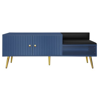 Shoe Rack Bench With Hidden Storage Compartment, Upholstered Cushions, Wooden Bench With Storage, Easy Assembly For Entryway Living Room