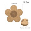Unique Bargains Thickened Cork Flower Shaped Coasters for Tableware - 2 of 4