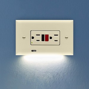 SnapPower GuideLight 2 PLUS Horizontal Wall Plate Night Light - 1 Pack - 1 of 4