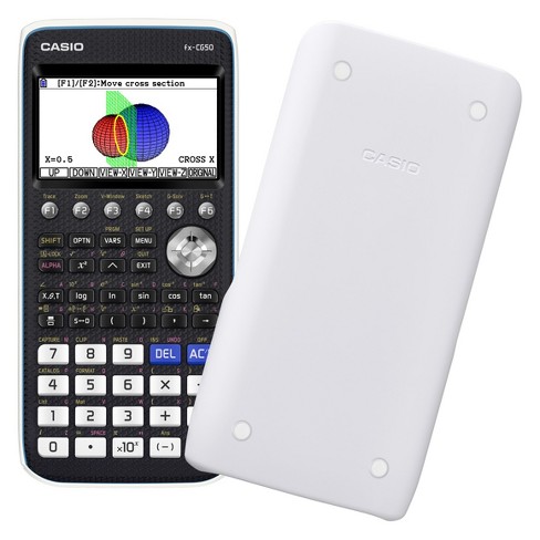 Casio High Resolution 3d Color Graphing Calculator Black Fx Cg50 - 