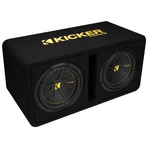 Kicker 50DCWC102 Dual CompC 10-inch Subwoofers in Vented Enclosure, 2-Ohm - 1 of 4