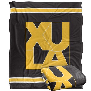Xavier University Of Louisiana Primary Logo Silky Touch Blanket White 50x60 - 1 of 4