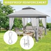 WhizMax Pop Up Outdoor Gazebo with Removable Curtains and Silver Coated Canopy - 4 of 4
