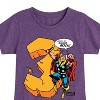 Girls' - Marvel - Thor Birthday Three Fitted Short Sleeve Graphic T-Shirt - 2 of 4