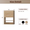 APRILSOUL 2 Drawer Short Tower Closet, Modular Closet System, Wall Mounted Wardrobe Organizer with Drawer for Bedroom or Walk-in Closet - 2 of 4