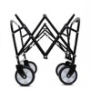 SEVOBAL Utility Storage Carts Extension Series Collapsible Wagon Capacity Expandable Storage All-Terrain Wheels for , Black , 16.5"*5.7"*18.9" - 3 of 4
