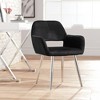 55 Downing Street Martin Black Fabric Modern Dining Chair - 2 of 4
