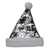 Northlight 15" Gold and Silver Reversible Sequined Christmas Santa Hat with Faux Fur Cuff - 3 of 4