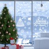 Unique Bargains Christmas Decorations for Windows and Home Christmas Window Clings Party Supplies White 1 Set - 2 of 4