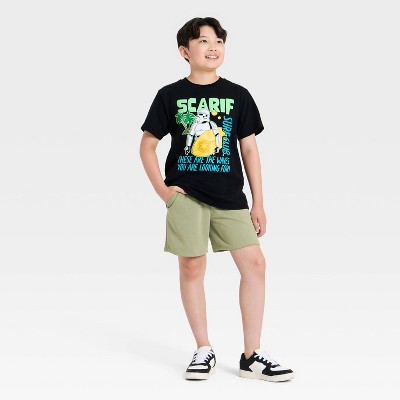 Disney Boys' Star Wars Scarif Surf Short Sleeve Graphic T-Shirt - Black S — фото 3