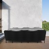 KHOMO GEAR Patio Table & Chair Set Cover - Durable and Water Resistant Outdoor Furniture Cover - Black - Large - 2 of 4