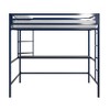 Full Maxwell Metal Loft Bed with Desk & Shelves - Novogratz - image 2 of 4