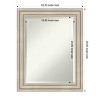 Amanti Art Sierra Beveled Wood Framed Bathroom Vanity Wall Mirror - 3 of 4