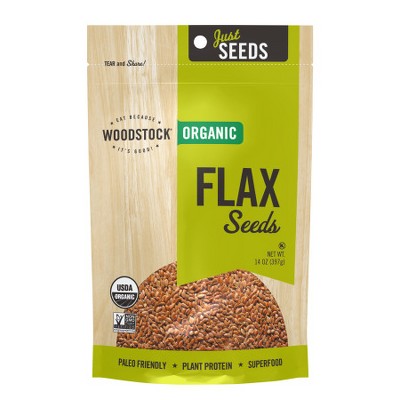 Woodstock Flaxseeds 14 oz Case of 8