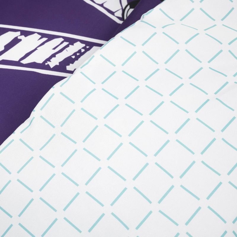 Kids' Girls Soccer Kick Reversible Oversized Comforter Bedding Set - Lush Décor, 4 of 9
