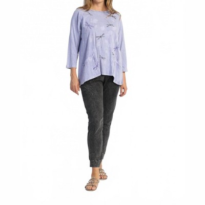 Women's Fly Time Patch Pocket Cotton Top - Jess & Jane