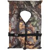 6 Pack Coast Guard approved life jackets for adults. High visibility color Type II keyhole life vest in classic May West style. - 2 of 4