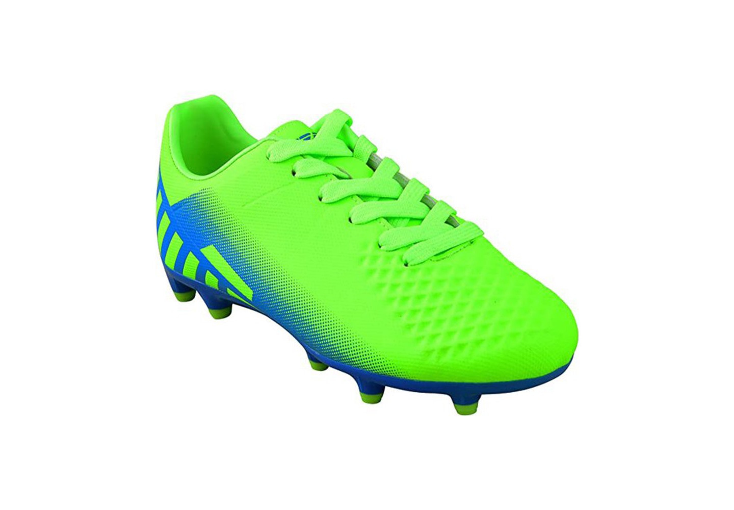Мужские бутсы Vizari Santos Adult Soccer Cleats for Outdoor Firm Ground Football Game- Green/Blue, цвет: Зелёный — фото 1