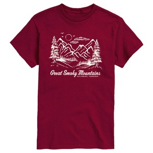 Men's - Instant Message - Smoky Mountains Tn Short Sleeve Graphic T-Shirt - 1 of 4