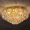 18" 4-Light Round Crystal Flush Mount Ceiling Light - 2 of 4
