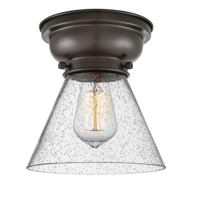 Cone - 1 Light Flush Mount In Industrial Style-7.4 Inches Tall and 7.75 Inches Wide