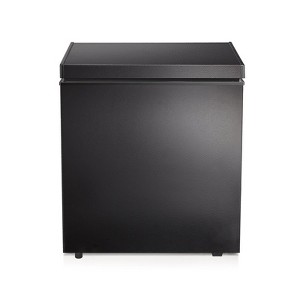 Kismile 2.5 Cu.Ft Deep Freezer with Two Baskets,Energy Saving and Low Noise,7 temperature settings (Black) - 1 of 4