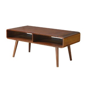 Napa Valley Coffee Table Espresso - Breighton Home: Mid Century Modern, Storage Shelf - 1 of 4