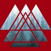 Men's Design By Humans Sacred Geometry Triangles - Misty Forest By Maryedenoa T-Shirt - 2 of 4