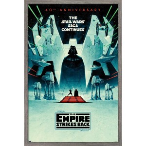 Trends International Star Wars: The Empire Strikes Back - 40th Anniversary Framed Wall Poster Prints - 1 of 4