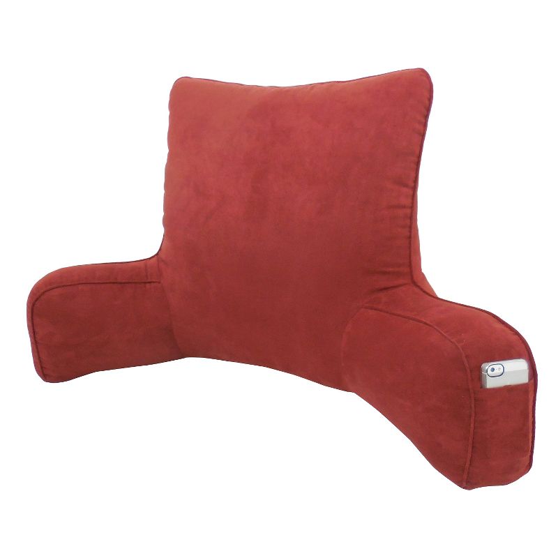 Suede Solid Color Oversized Bed Rest Lounger - Elements, 3 of 6