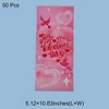 Unique Bargains Gift Wrap Paper Valentine'S Day Handbag PP 50 Pcs - 3 of 4