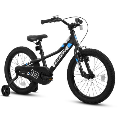 VisioGear 20 Inch Kids' Bike, Single Speed Boys Girls Child Bicycles for 3-5Years, Black, 52.3"*21.6"*30.3"